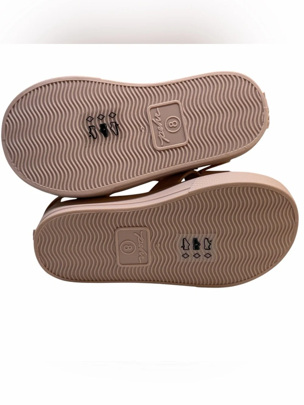 Pehr Fisherman Sandals Powder Pink Kids Size 8 Blush Jelly Waterproof - NWOT